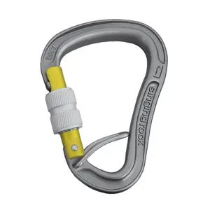 Singing Rock 449010 Bora Gp HMS Screw Gate Belay Anodized Carabiner