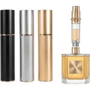 3 count Perfume Travel Refillable, Perfume Atomizer Travel Perfume Bottle Refillable 5ml, -Filling Leakproof Cologne Travel Bottle, Fragrances Dispenser Perfume Atomizer  for Men & Women
