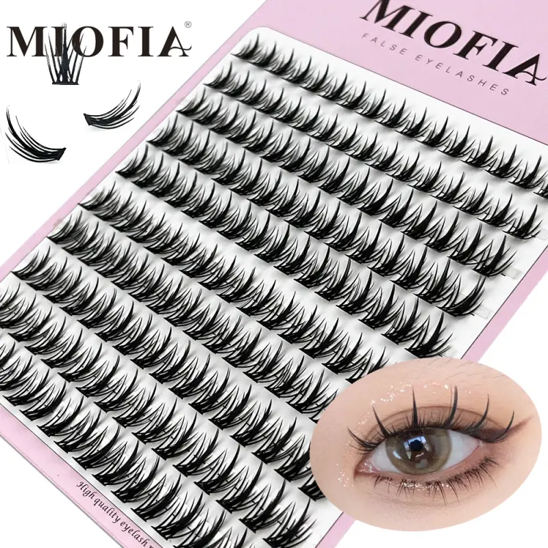 1 Box/160 Bunches Mink Eyelashes Natural 3D Russian Individual Eyelash Extension MS Eyelash Cluster Makeup Tool Lashes Wholesale 2026 New
