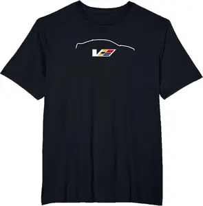 Cadillac CTSV CTS-V Outline Car Enthusiast T-Shirt Sweatshirt Hoodie - Gift For Car Lovers Tee