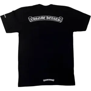 Chrome Hearts Scroll Logo T-shirt Black