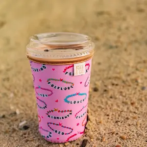 Fearless Drink Sleeve Drinkware Stylish Coffee Winter