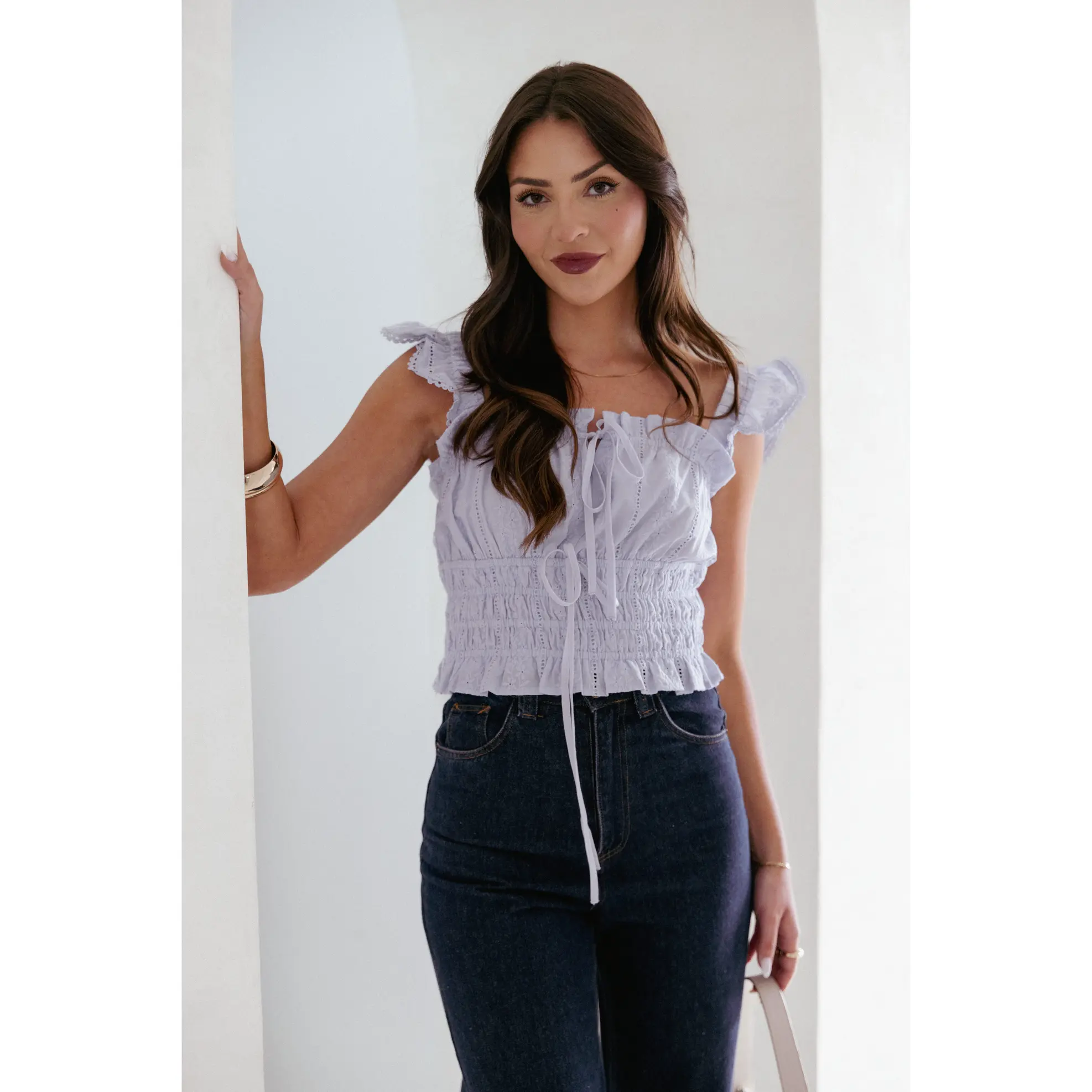 Giran Top - Cashmere Blue