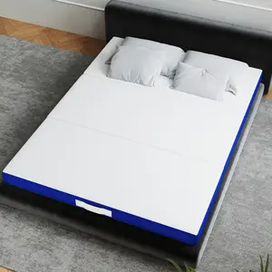 4-inch memory foam mattress Triple Fold Mattress Cool & Breathable Twin Full Queen Size Medium Firm Mattress in a box.#springtok