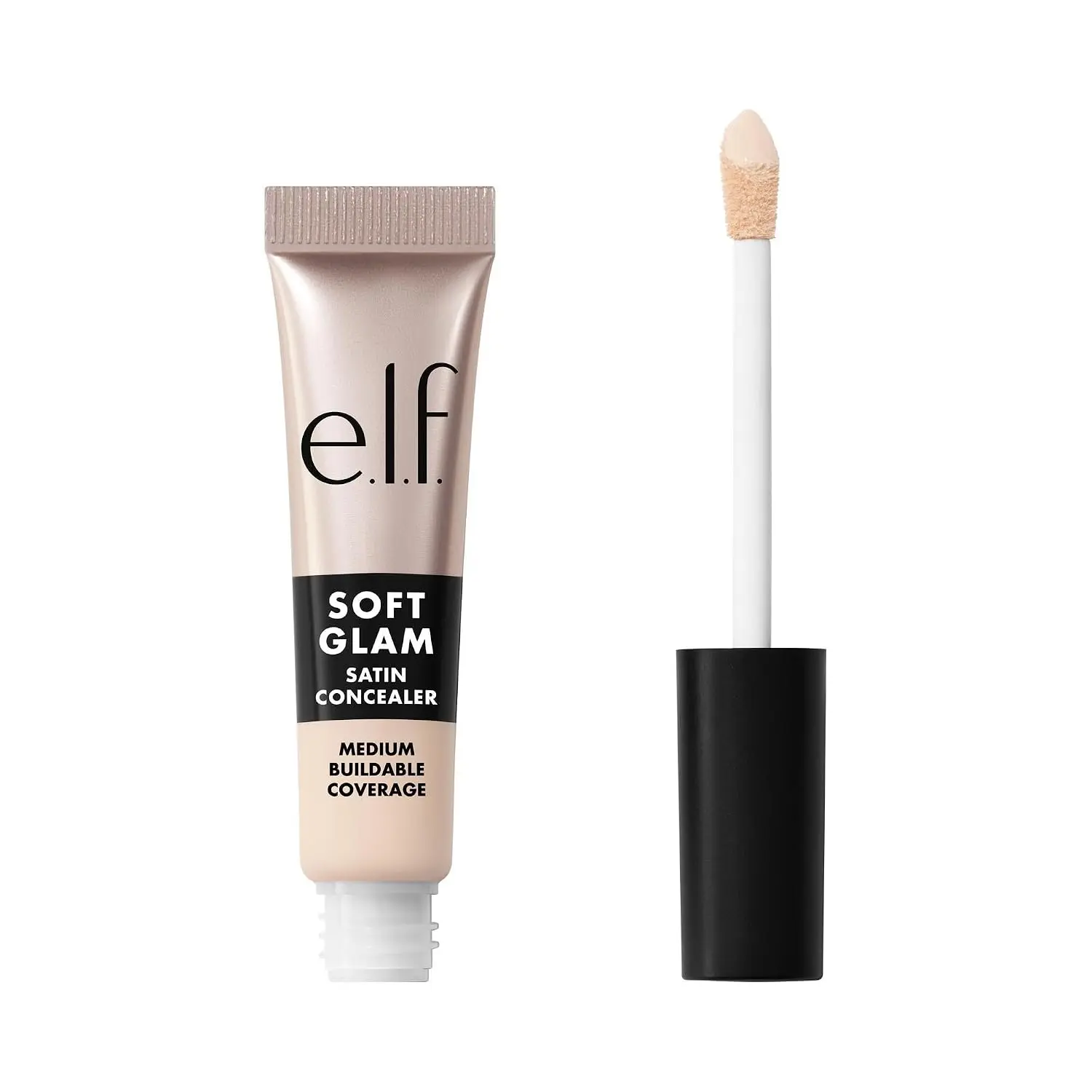 e.l.f. Soft Glam Satin Concealer, Medium Coverage, 10 Fair Cool