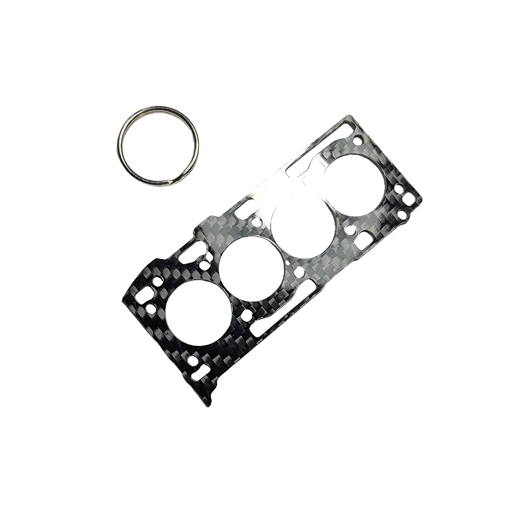 Carbon Fiber Keychain for of Mitsubishi 4B11T Head Gasket