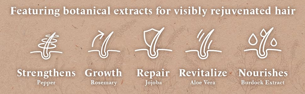 Tio Nacho Mexican Herbs Shampoo, Strengthening, Anti Hair Loss & Anti Breakage with Royal Jelly, Ginseng & Jojoba, Paraben & Cruelty Free, 14 Oz - 1 Pack