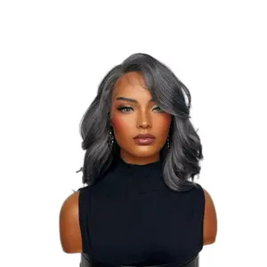 Nova | Silver Gray Loose Wave Lace Front Wig