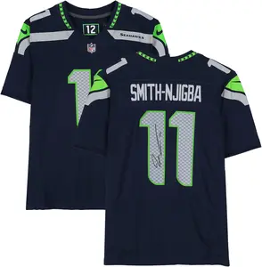 Jaxon Smith-Njigba Seattle Seahawks Autographed Nike Navy Vapor Fuse Limited Jersey - Fanatics Authentic Certified