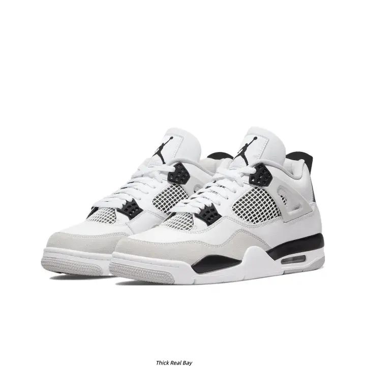 White Black Grey Minimal Retro Basketball Sneakers Clean Neutral Daily Training Sports Shoes For Men Women