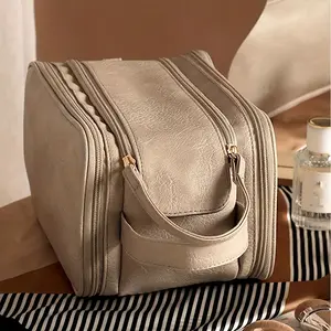 Portable Stain-Resistant Toiletry Bag for WomenDurable Multi-Compartment Travel Makeup PouchDurable Multi-Compartment Travel case caboodle