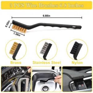 27 Pcs Car Detailing Kit, Car Detailing Brush Set, Auto Detailing Drill Brush Set, Detailing Brushes, Accessories, Car Cleaning Tools Kit