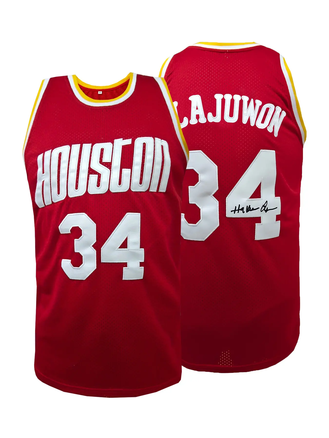 High-Quality Breathable Basketball Vest, HOUSTON Basketball Jersey,Loose-Fitting Sleeveless Letter Embroidered Tank Top, Casual Unisex Sportswear, Sports Tops for All Seasons