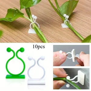 Plant Climbing Wall Self-Adhesive Fixed Buckle Hook Fastener Tied Fixture Vine Buckle Hook Garden Plant Wall Climbing Vine Clips