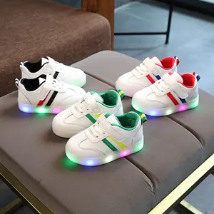 Kimmy White LED Sneakers Shoes - BABY LAND