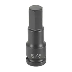 212 MAIN High Torque Pneumatic Impact Hex Driver - 0.5 in. Drive, 10 mm Size, Steel Construction, Model 2910M