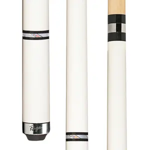RAGE White and Silver Maple Wood Billiards & Snooker Pool Cue - Implex Joint, Wrapless Grip, Modern Sports Equipment