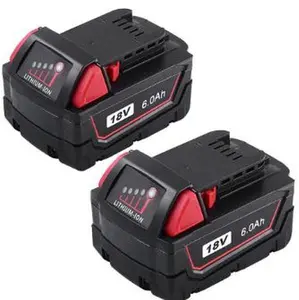 18V 6.0Ah Battery M18 Replacement for All 172955676128539948748-11-1850 48-11-1820 48-11-1840 M18 M18B XC Cordless Power Tools 18V Lithium Battery