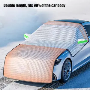 Heavy-Duty Winter Windshield Cover, 91"x98" Universal Fit for Car, SUV, Truck | Waterproof Ice & Snow Protector