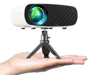 Mini Projector, Portable Projector 1080P, Movie Projection Compatible with Android/Ios White 1PC