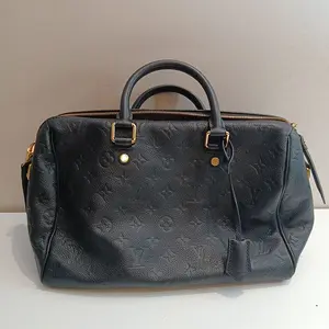 Pre-owned Louis Vuitton leather Crossbody Bags Speedy 30 Monogram Empreinte YS1484