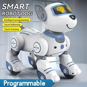 TongLi/TL Electronic Pet Toy Dog, Automatic Follow Electronic Dog，Smart Remote Control, Children's Programming Simulation Electronic Pet, Can Bark, Walk, and Jump,  Simple Remote Control Electronic Dog,New Year gift,Toy Gifts,Christmasgift