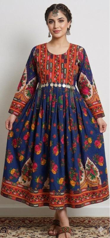 1 piece- Traditional Afghan Dress