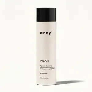 AREY Wash Shampoo – Peptide Shampoo for Grey Hair Care, Scalp Cleansing & Hair Strength Support (Sulfate-Free Daily Shampoo)