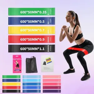 Thick Rubber Resistance Belt - Latex-Free Elastic Tension Ring with Multiple Levels, Bodybuilding, Gym-Style, Lifting, Multi-Exercise, Train Resistance Bands for Yoga & Strength Training, Bodybuilding Resistance Bands
