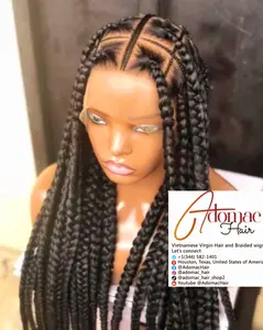 Adomac Hair Braided Wig 005 - synthetic Braided Wig Style with Easy Styling & Comfortable Design for a Distinctive Look
