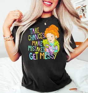 Take Chances Make Mistakes Get Messy Tshirt, Miss Frizzle Shirt, Back to School Shirt, Magic School Bus Shirt, Teacher Shirt, Get Messy Top Womenswear