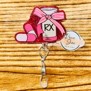 RX Pharmacy Badge Reel RX Pharmacy Badge Reel