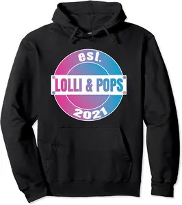 Lolli & Pops est. 2021 Lolly Pop Couples Shirt Grandparents Pullover Hoodie - Taliyaannhun Shop 88B0941K6F6N