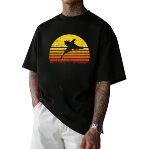 100% cotton Unisex Pheasant Hunting South Dakota Upland Bird Game Hunter Retro T-Shirt