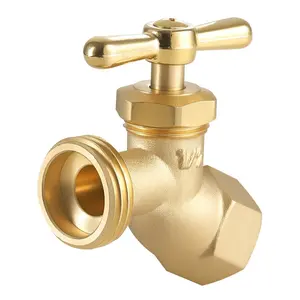 VEVOR Hose Bibb, 3/4 MIPx 3/4 MHT Connection, Multi - Turn Garden Valve, Heavy Duty Brass Hose Bib, Outdoor Water Faucet Spigot, Brass Plumbing Fitting, Compatible with Copper, Galvanized PipesVEVOR Super Brand Day