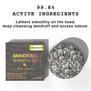 Minoxidil Soap Bar for Hair Regrowth – Boosts Scalp Health, Helps Thinning Hair, Gentle & Effective for Men & Women
