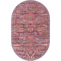 Rust Red - A 5' 3  x  8' Oval