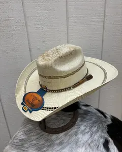 Bullhide Opening Shot 50X Natural Bangora Straw Cowboy Hat 5034