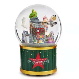 Macy's 2024 Thanksgiving Day Parade Exclusive Holiday Lane Waterglobe, Festive Home Decor, Christmas Gift
