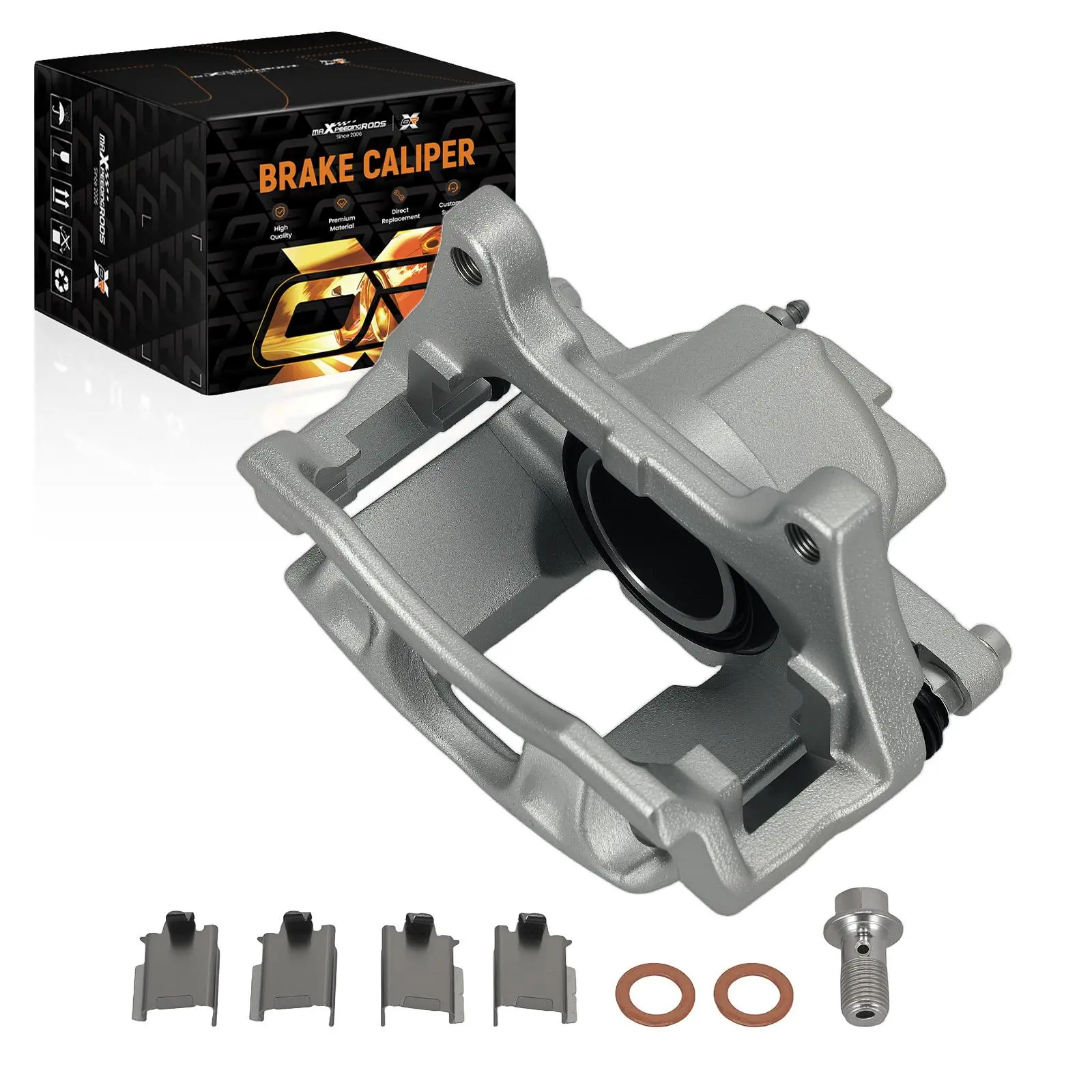 Front Left Brake Caliper compatible for Dodge Journey 2009 2010 2011 2012 with Bracket