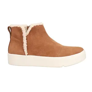 TOMS Womens Verona Mid Platform Sneakers Shoes Casual - Brown