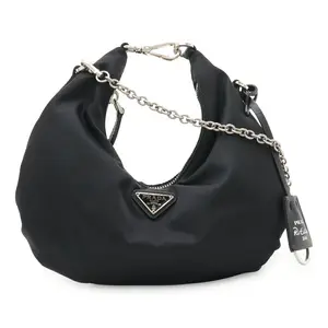 Pre-owned PRADA Nylon Shoulder Bags Re Edition 2006 Leather Chain Shoulder Bag
