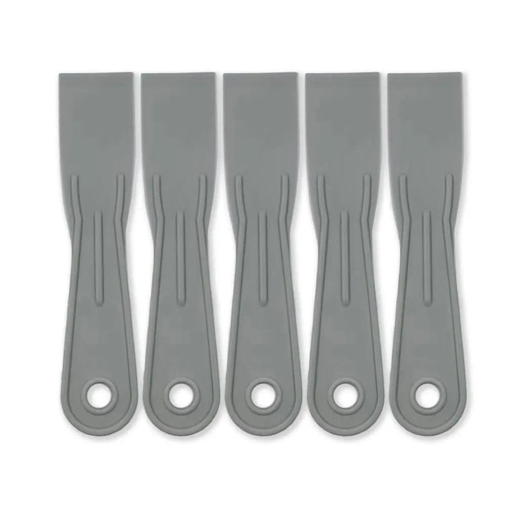 5 Pack Flexible Paint Scraper - Spackle Tool Set  Plastic Putty Spreader For Walls & Ceilings