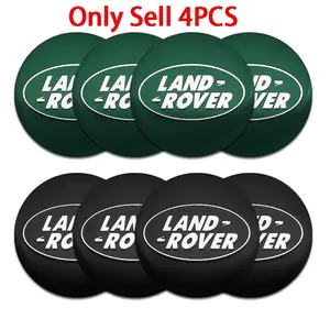 4PCS 56mm Car Wheel Hub Center Cap Emblem Stickers For Land Rover Defender Discovery 3 4 5 Range Rover L322 L405 Freelander Evoque SV SVR Velar