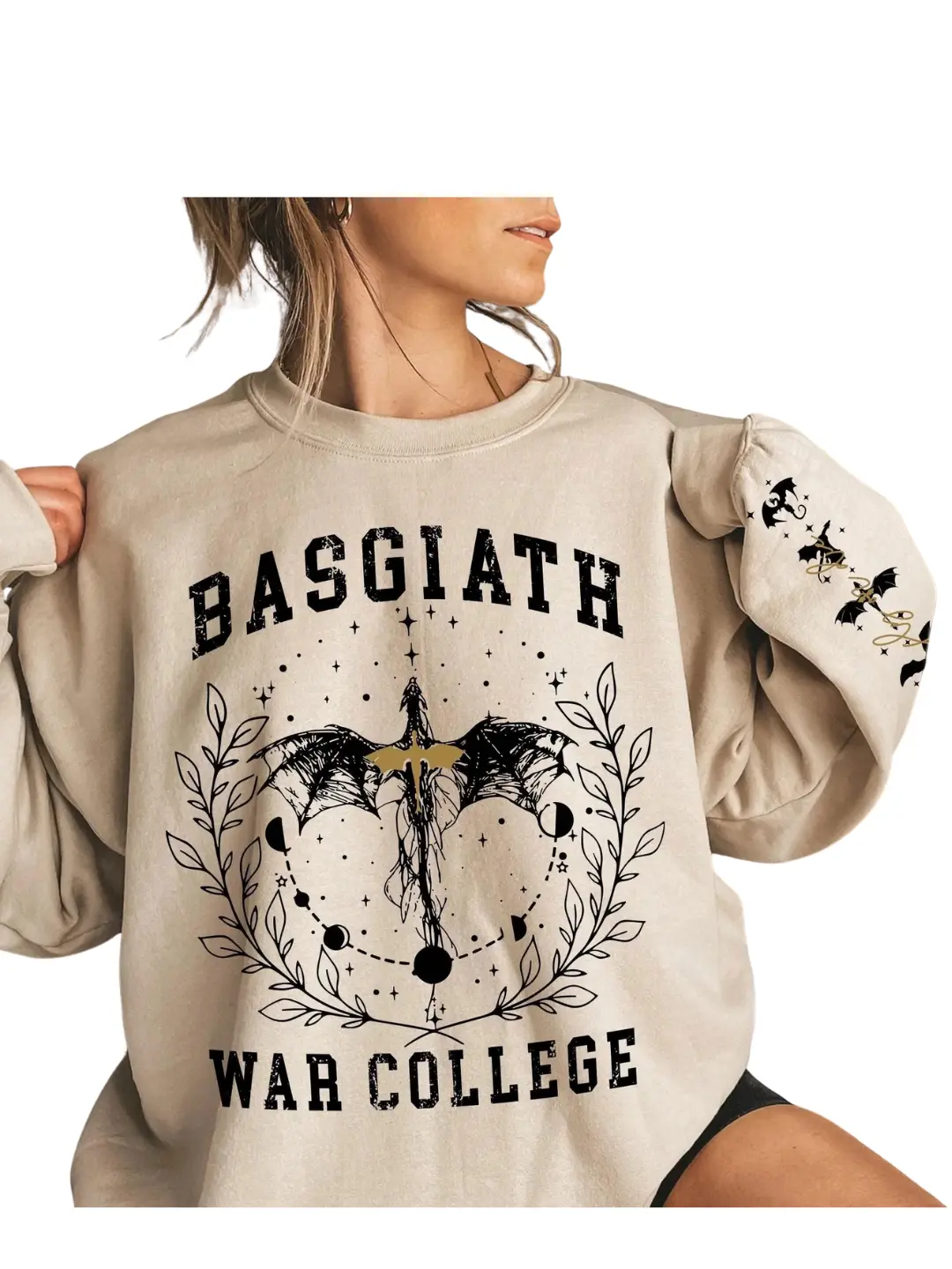 Basgiath War College Sweatshirt, Hoodie, Violet Sorrengail, Fourth W1ng Sweatshirt, Dragon Rider Sweatshirt, Fantasy Book Lover