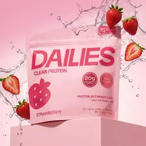 Dailies Clear Protein - 40% Daily Protein - 15 Stick Packs - 0g Sugar - 0g Lactose Dailies Clear Protein - 40% Daily Protein - 15 Stick Packs - 0g Sugar - 0g Lactose
