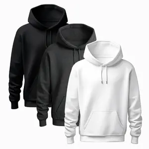 3PC - Men Warm Winter Hoodie Menswear Sweatshirts Tops Pullover Casual Long Sleeve Sweatshirts For Women Comfort Leisure Hoodies