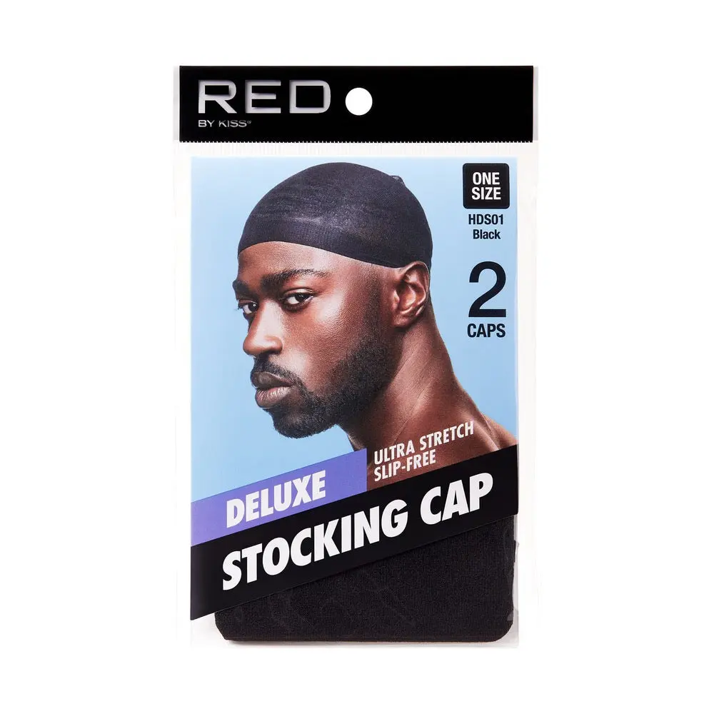 RED Deluxe Stocking Cap 2 pcs Black