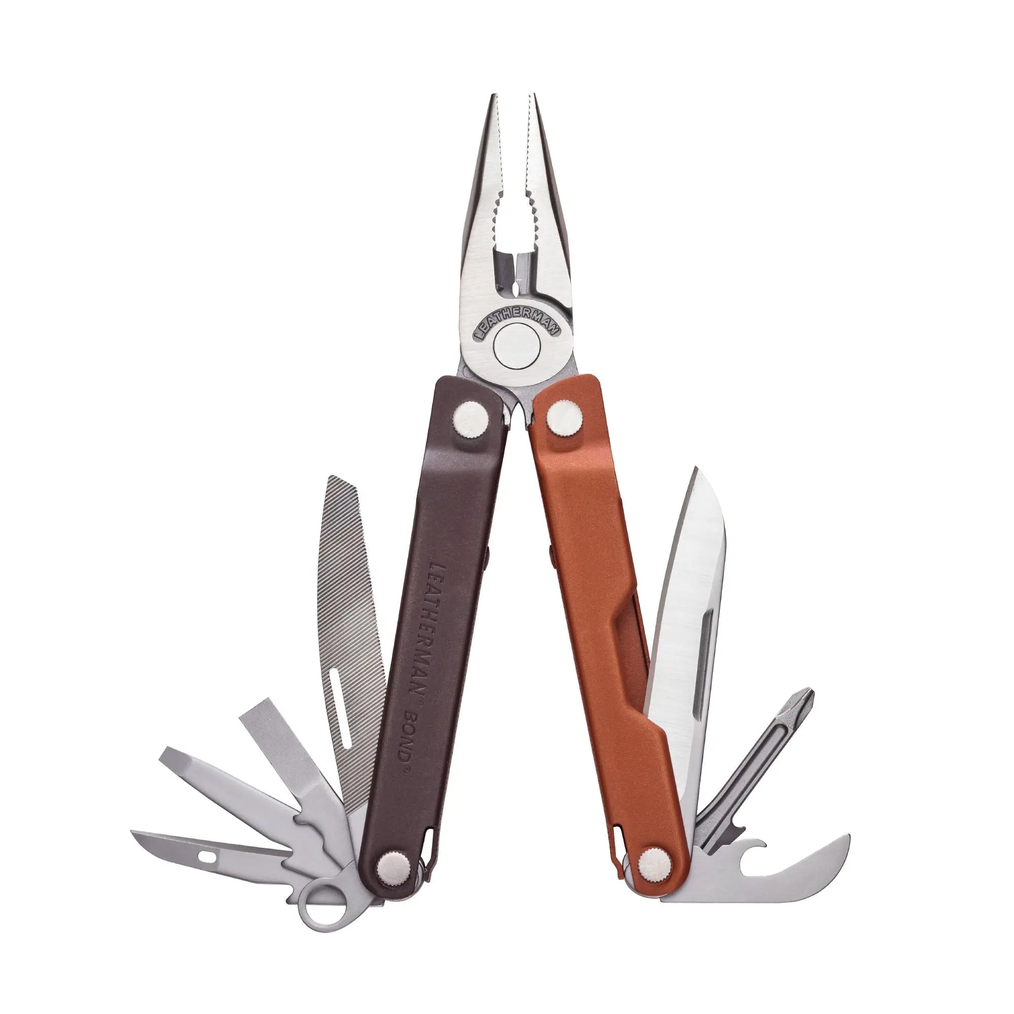 Leatherman Bond 14-in-1 Lightweight Multi-Tool with 420HC Blade and Contoured Handles