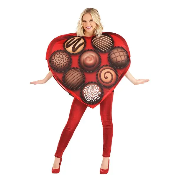 Adult Box of Chocolates Heart Costume